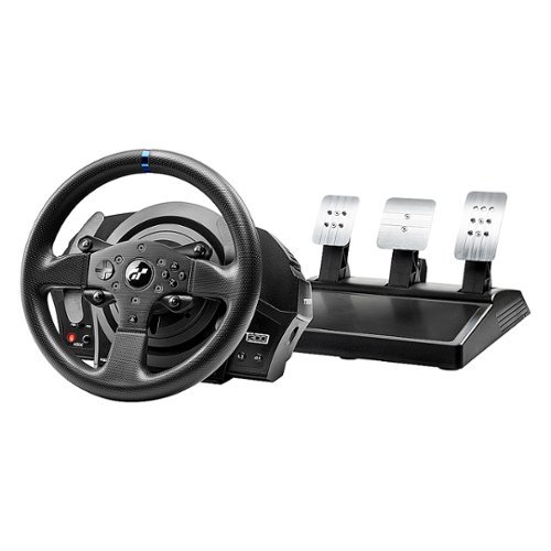 Thrustmaster - T300RS GT Racing Wheel and 3 Pedal Set for PlayStation 4, PlayStation 5,Windows - Black