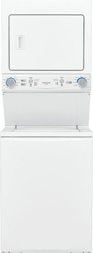 Frigidaire - 3.9 Cu. Ft. Top Load Washer and 5.5 Cu. Ft. Electric Dryer Laundry Center with MaxFill - White