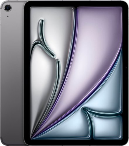 Apple - 11-inch iPad Air M3 chip Built for Apple Intelligence Wi-Fi + Cellular 1TB - Space Gray (Unlocked)