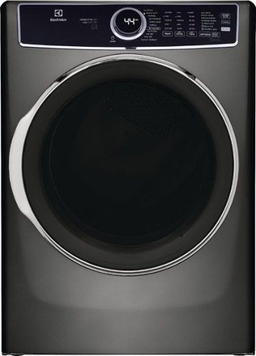Electrolux - 8.0 Cu. Ft. Stackable Gas Dryer with Steam, LuxCare Dry System & Air Dry Cycle - Titanium