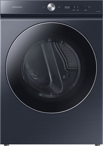Samsung - BESPOKE 7.6 Cu. Ft. Stackable Smart Electric Dryer with Steam and AI Optimal Dry - Brushed Navy