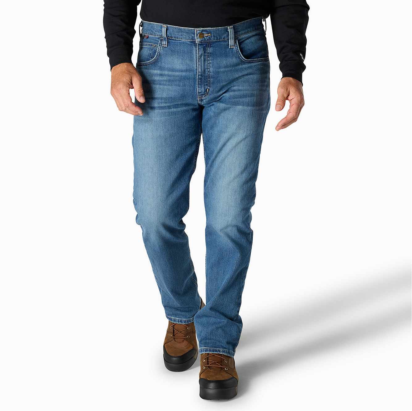 Carhartt Men's Fr Relaxed Straight Rugged Flex Jean | Cascade | 30W 30L