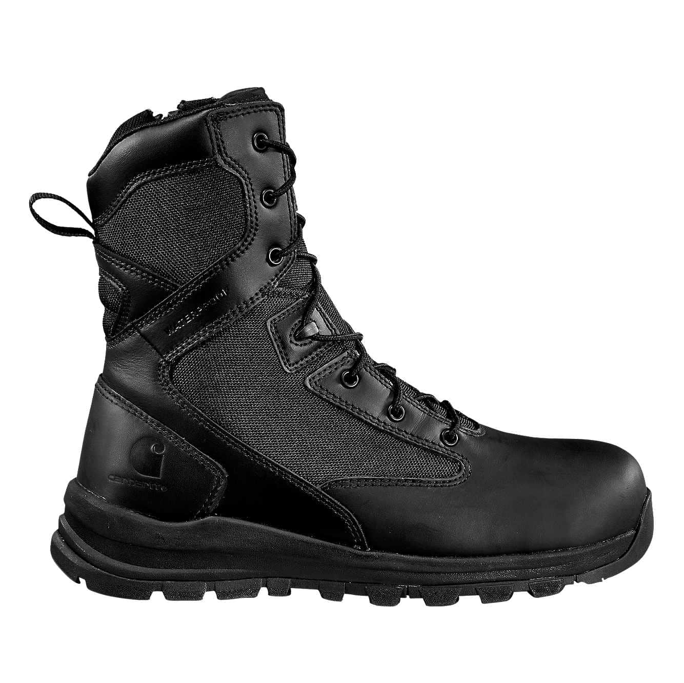 Carhartt Men's Gilmore Waterproof 8 Side Zip Boot | Black | 12 M