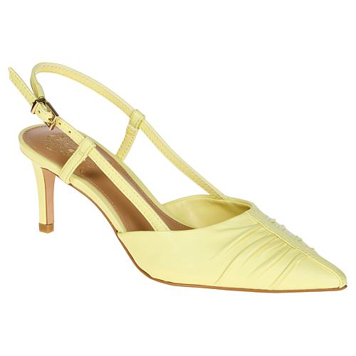 Vince Camuto Keltent Leather Sling Back - Yellow - Size 12