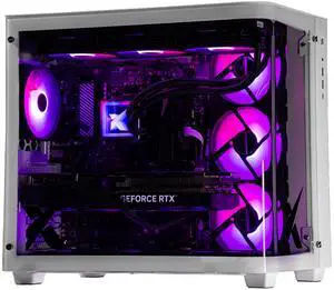 Xidax X-6 Series AMD Ryzen 7 9800X3D (4.7GHz, up to 5.2GHz) , GeForce RTX 5070Ti 16GB, 2TB NVMe M.2 SSD, 32GB (2x16GB) RAM, Window 11 Home Onami White Gaming Desktop - Assembled & Serviced in Utah