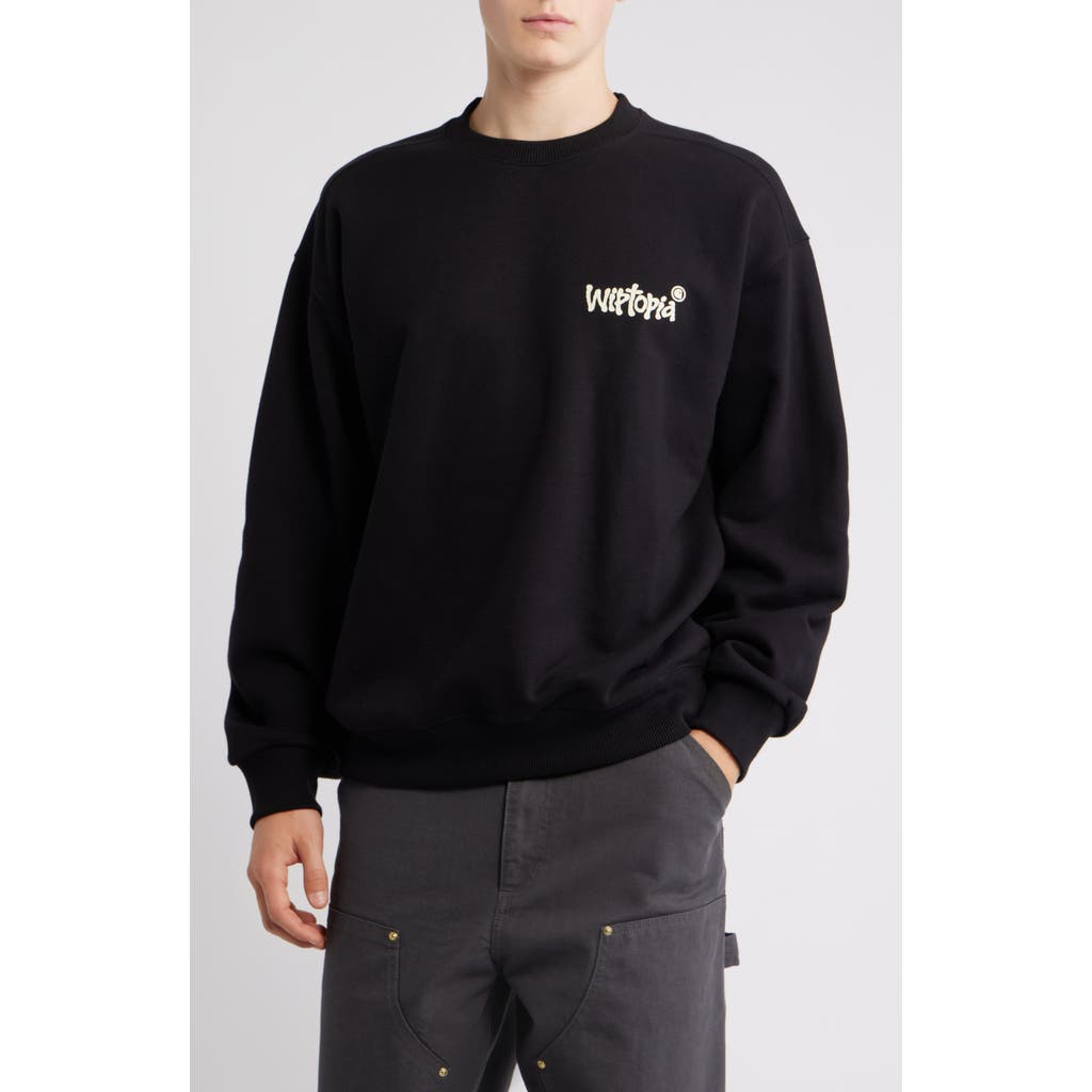 Carhartt Work In Progress Wiptopia Graphic Sweatshirt in Black at Nordstrom, Size Small