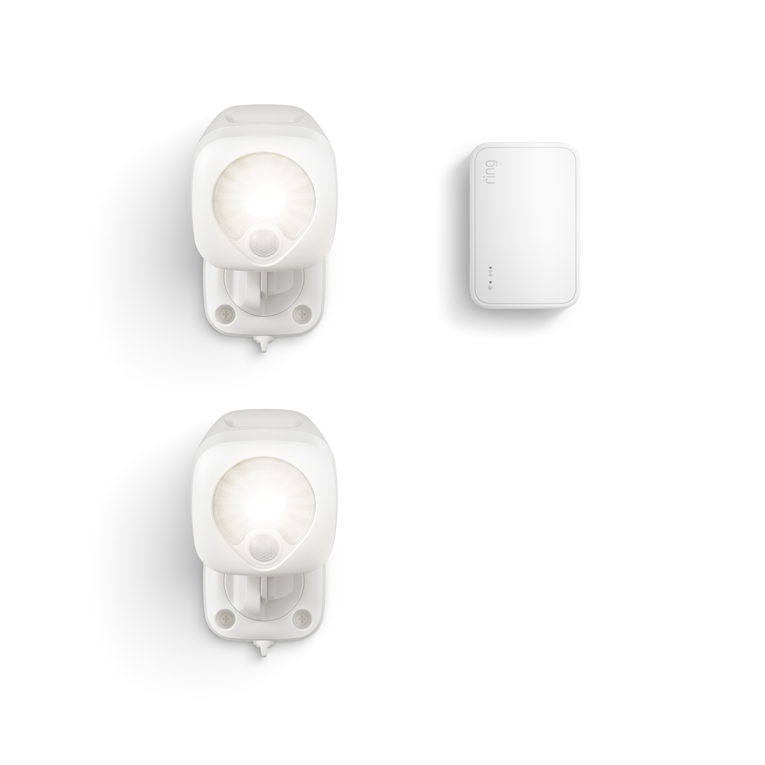 Ring Smart Lighting Spotlight Battery + Bridge (for 2nd Generation) in White