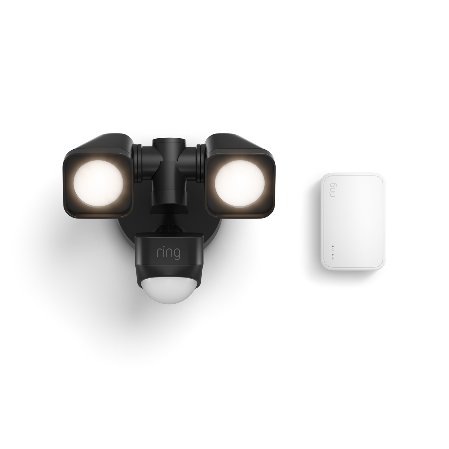 Ring Smart Lighting Floodlight Wired + Bridge (for 2nd Generation) in Black