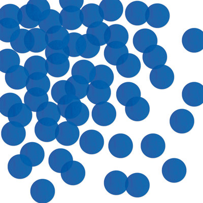 Beistle Bulk Tissue Confetti - 1" circles - Pack of in Blue | 12